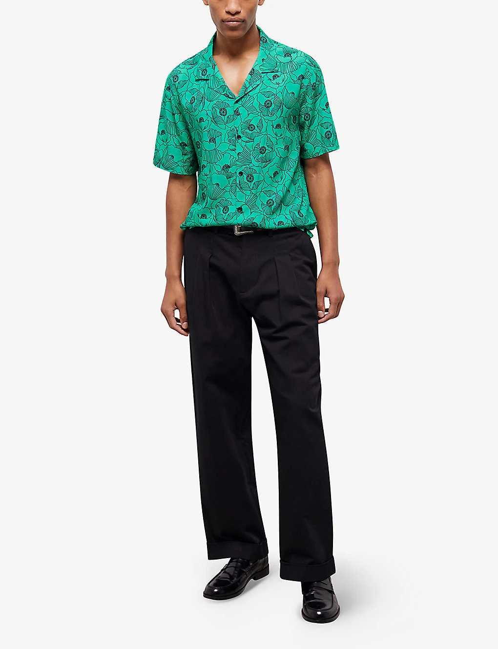 THE KOOPLES Floral-print Hawaiian Woven Shirt - Image 2