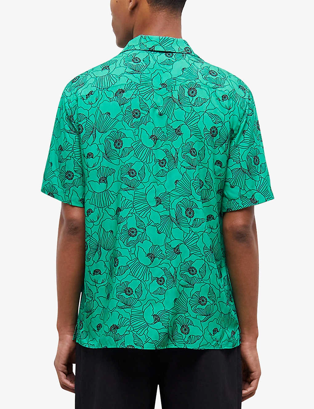 THE KOOPLES Floral-print Hawaiian Woven Shirt - Image 4