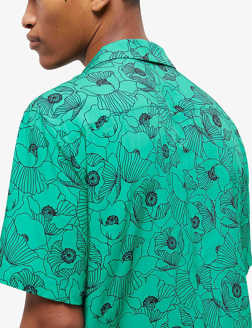 THE KOOPLES Floral-print Hawaiian Woven Shirt - Image 5