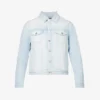 7 For All Mankind Breezy Faded-wash Stretch-denim Jacket