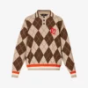 DSQUARED2 Argyle-pattern Wool-blend Jumper