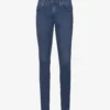 Paige Croft Slim-fit Low-rise Stretch-woven Blend Jeans