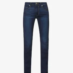 Paige Federal Straight-leg Mid-rise Stretch-denim Jeans