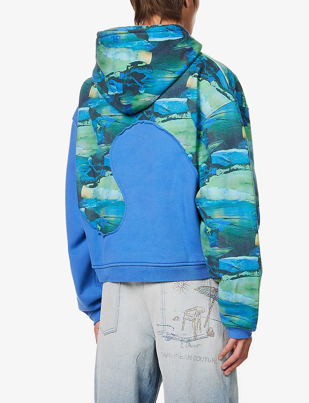 ERL Swirl Graphic-print Cotton-blend Hoody - Image 4