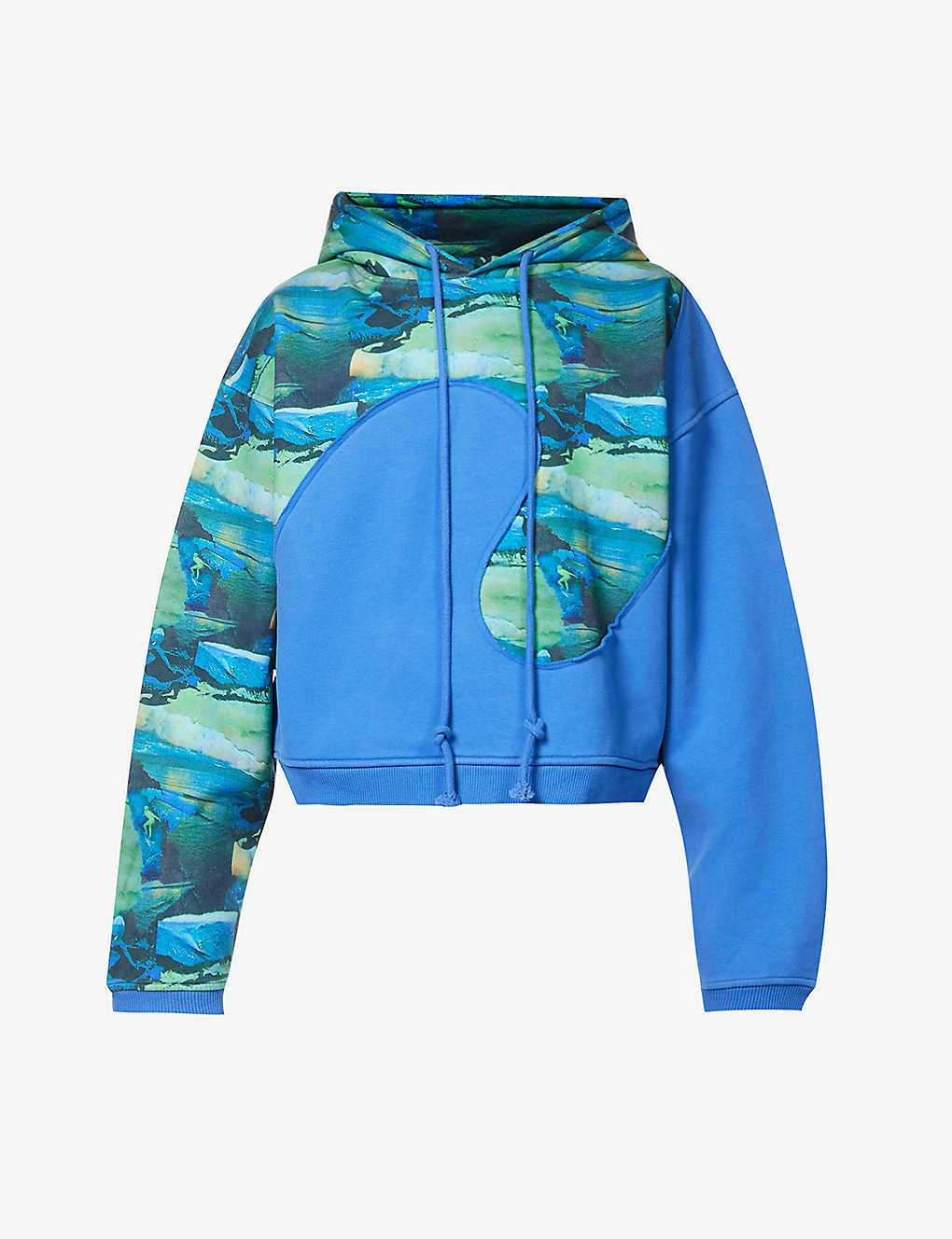ERL Swirl Graphic-print Cotton-blend Hoody