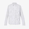 Bottega Veneta Striped Spread-collar Relaxed-fit Cotton Shirt