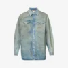 Acne Studios Karty Distressed Relaxed-fit Denim Shirt