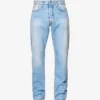 Acne Studios 1996 Faded-wash Straight-leg Mid-rise Organic-denim Jeans
