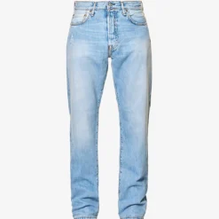 Acne Studios 1996 Faded-wash Straight-leg Mid-rise Organic-denim Jeans