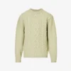 Dries Van Noten Relaxed-fit Cable-knit Wool Jumper