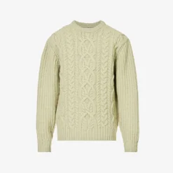 Dries Van Noten Relaxed-fit Cable-knit Wool Jumper