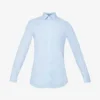PAUL SMITH Tailor Pearlescent-button Regular-fit Cotton-poplin Shirt