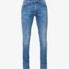 Nudie Jeans Tight Terry Slim-fit Tapered Stretch-denim Jeans