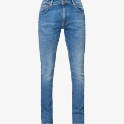 Nudie Jeans Tight Terry Slim-fit Tapered Stretch-denim Jeans