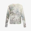 Etro Floral-pattern Crewneck Wool-blend Jumper