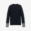 Etro Contrast-weave Crewneck Wool-knit Jumper