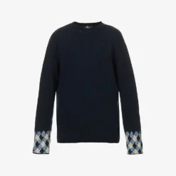 Etro Contrast-weave Crewneck Wool-knit Jumper