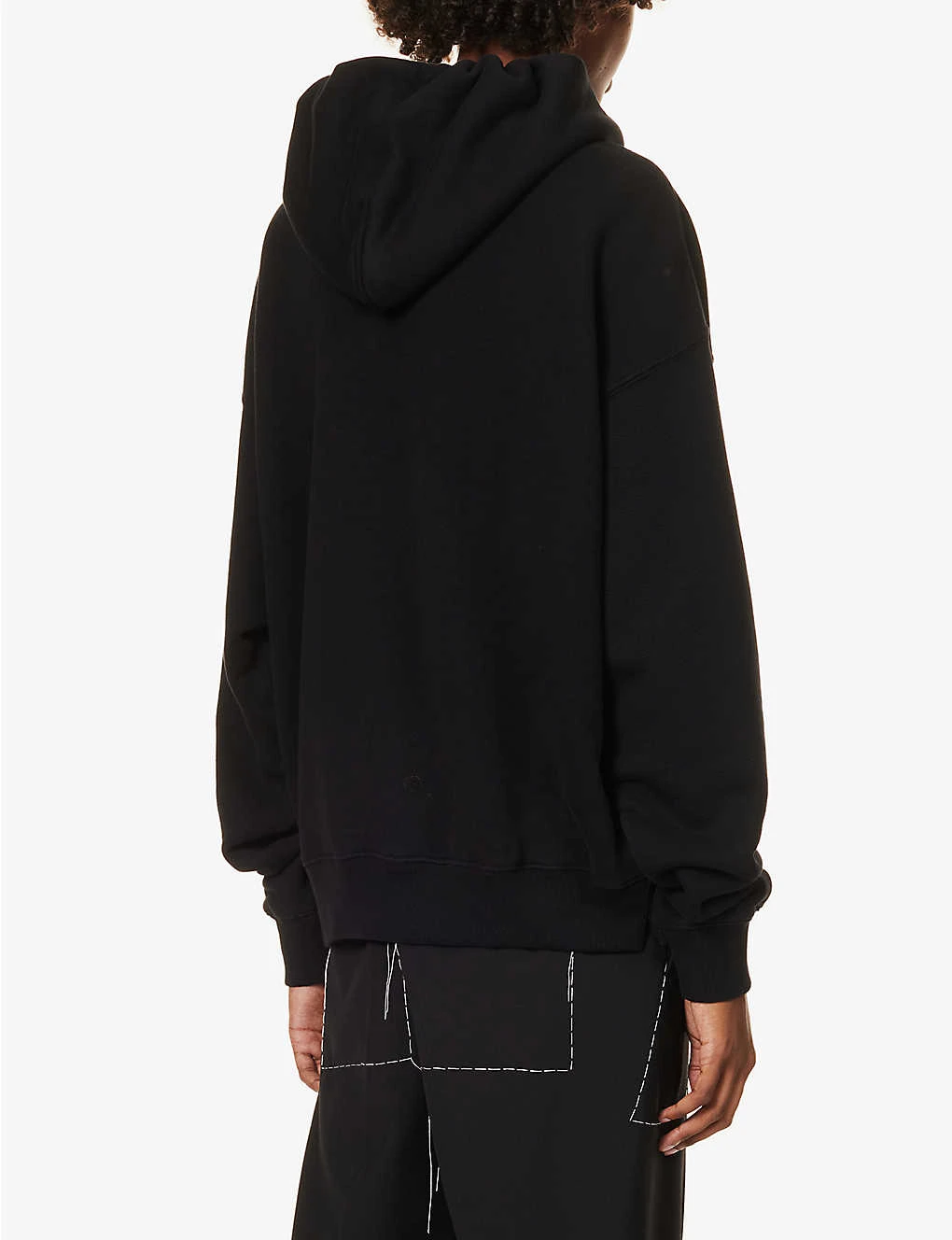 I Need Space Graphic-print Relaxed-fit Cotton-jersey Hoody - Image 4