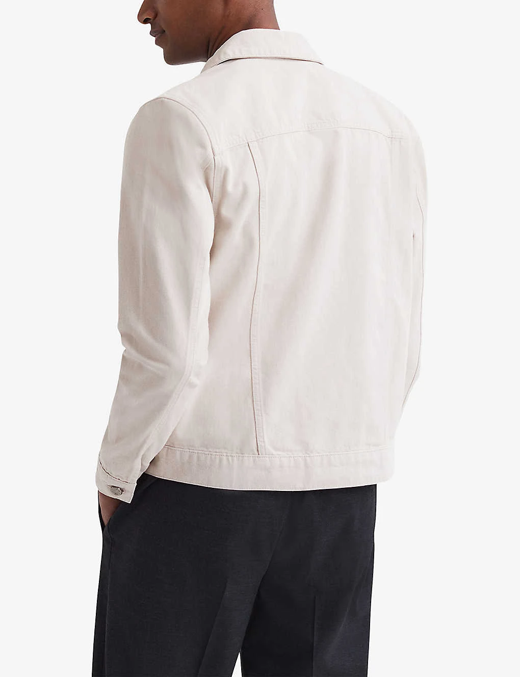Reiss Renwick Patch-pocket Denim Jacket - Image 4