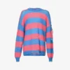 Striped Oversized Wool-blend Jumper