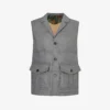 Padded Patch-pocket Regular-fit Woven Gilet