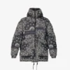 Sacai Bandana-printed Hooded Cotton-canvas Jacket