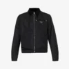 Prada Logo-plaque Spread-collar Recycled-polyamide Jacket