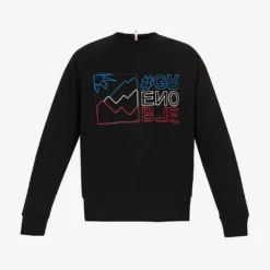 Logo-print Long-sleeved Cotton Sweatshirt