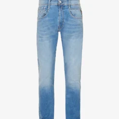 Replay Anbass Hyperflex Tapered-leg Slim-fit Stretch-denim Jeans