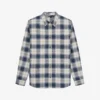 THE KOOPLES Checked Relaxed-fit Cotton-blend Overshirt