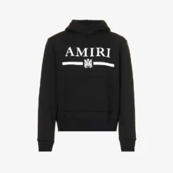 Amiri Bar Graphic-print Cotton-jersey Hoody