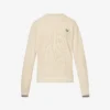Fred Perry Waffle-knit Brand-embroidered Regular-fit Cotton-knit Jumper