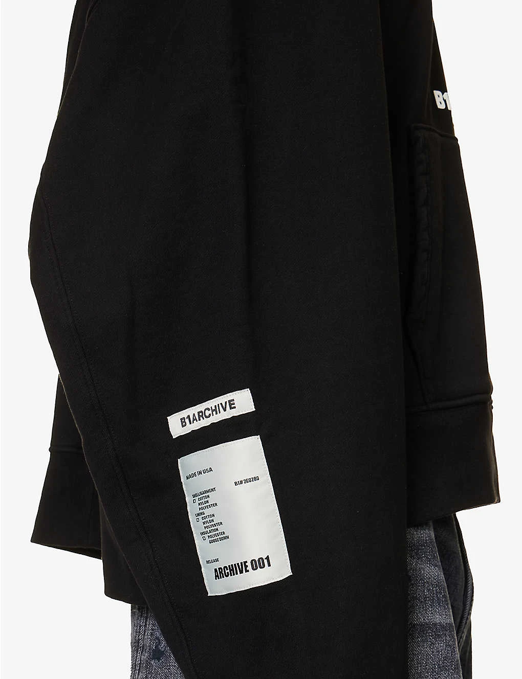 Brand-print Cropped Relaxed-fit Cotton-jersey Hoody - Image 5