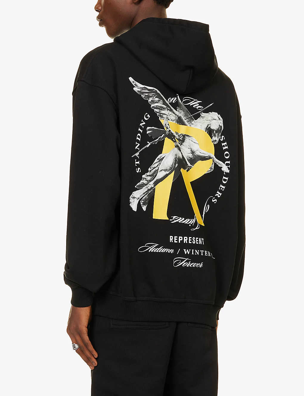 Represent Giants Relaxed-fit Cotton-jersey Hoody - Image 4