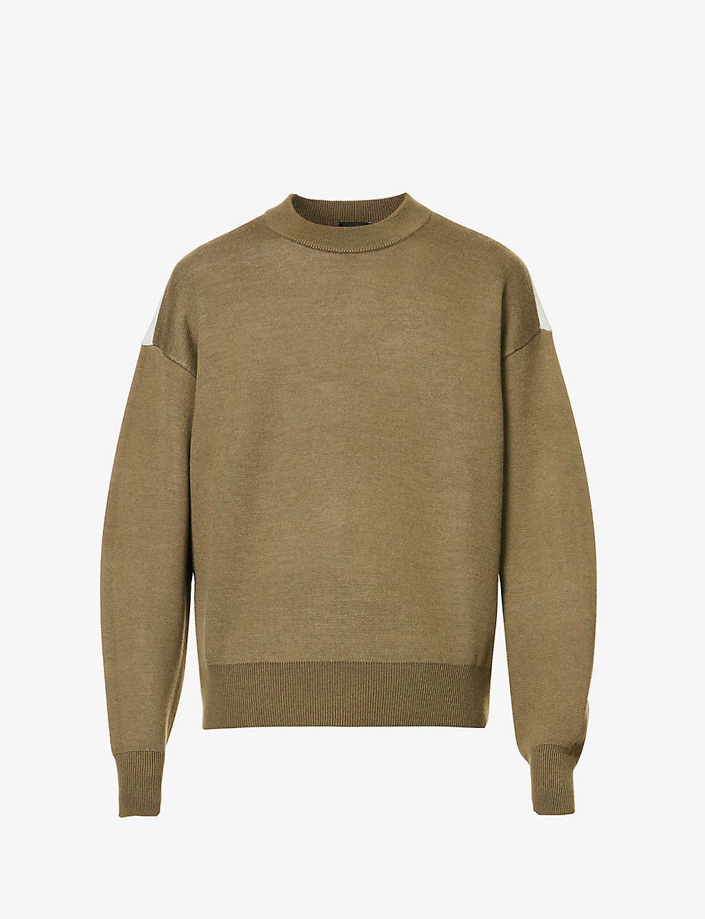 Emporio Armani Graphic-print Crewneck Knitted Jumper