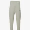 Emporio Armani Brand-embroidered Cotton-blend Jogging Bottoms