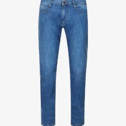 Emporio Armani Straight-leg Slim-fit Stretch-denim Jeans