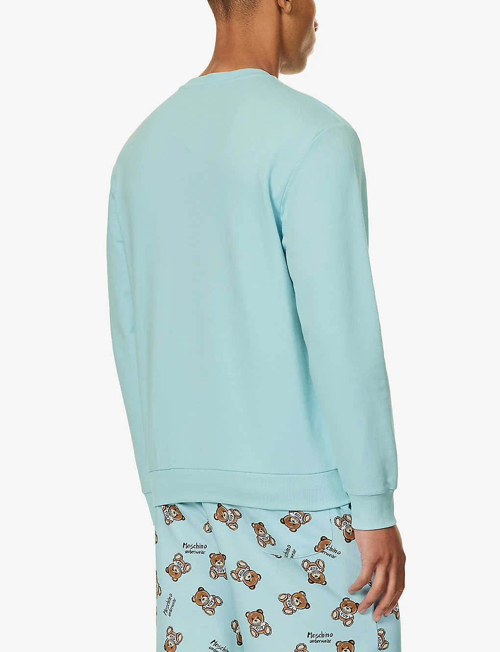 MOSCHINO Toy Bear Graphic-print Stretch-cotton Pyjama Top - Image 4